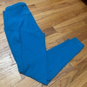 Lululemon Wunder Under Full Length Leggings - Blue